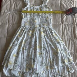 Hollister white floral summer dress size small